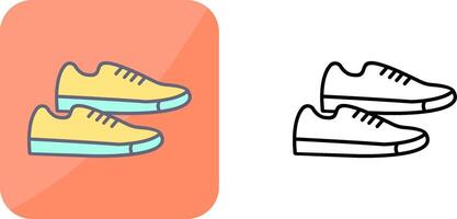 Sneakers Icon Design vector