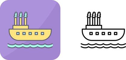 Steamboat Icon Design vector