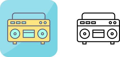 Casette Player Icon Design vector