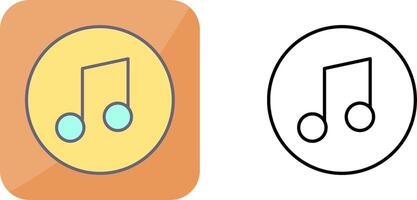 Music Player Icon Design vector