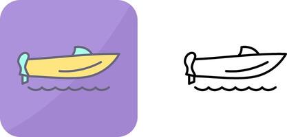 Speed Boat Icon Design vector