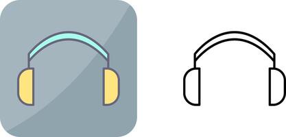 diseño de icono de auriculares vector