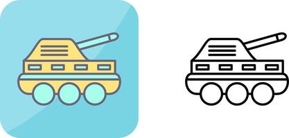 Infantry Tank Icon Design vector