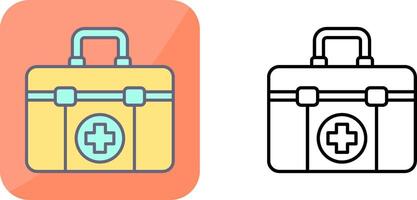 First Aid Kit Icon Design vector