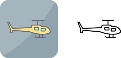 diseño de icono de helicóptero vector