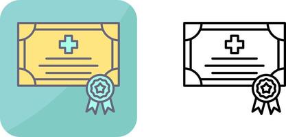 Certificate Icon Design vector