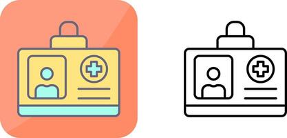 Id Card Icon Design vector