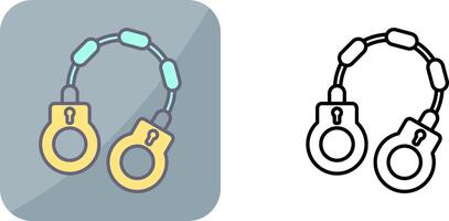 Handcuff Icon Design vector