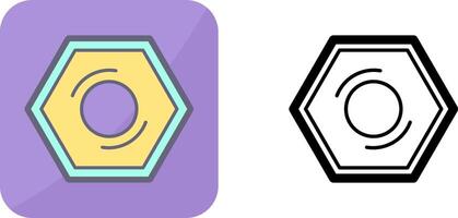 Nut Icon Design vector