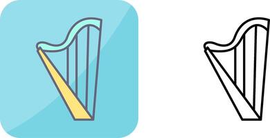 Harp Icon Design vector