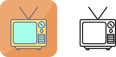 televisión transmitir icono diseño vector