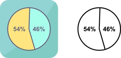 Candidate Stats Icon Design vector
