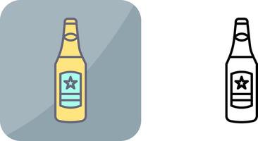 Beer Bottle Icon Design vector