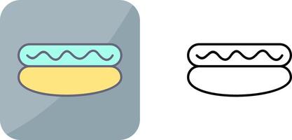 Hot Dog Icon Design vector