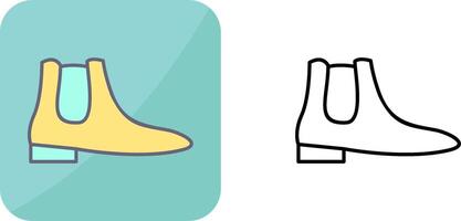 de los hombres botas icono diseño vector