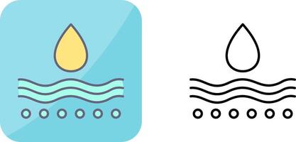 Moisture Icon Design vector