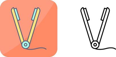 Straightener Icon Design vector