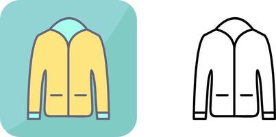 Men's Jacket Icon Design vector
