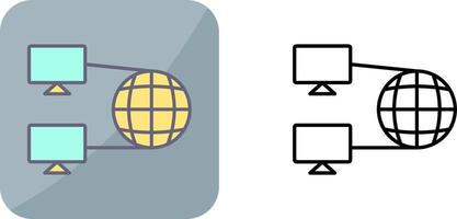 Internet Connectivity Icon Design vector