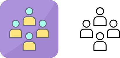 Network Group Icon Design vector
