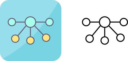 Nodes Icon Design vector