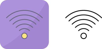 Signal on User Icon Design vector