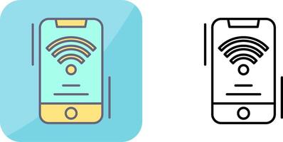 Wifi Signal Icon Design vector