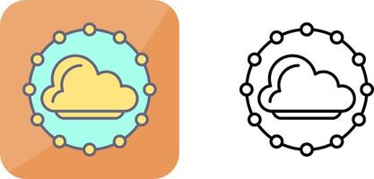 diseño de icono de nube vector