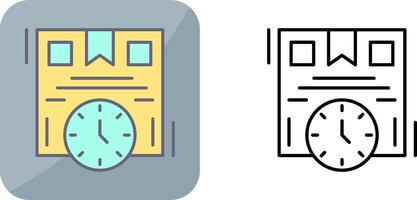 Time is Money Icon Design vector