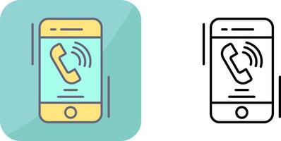 Incoming Call Icon Design vector