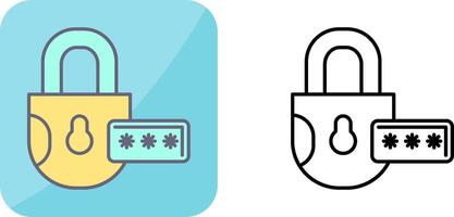 Lock Icon Design vector