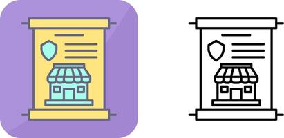 Policy Icon Design vector