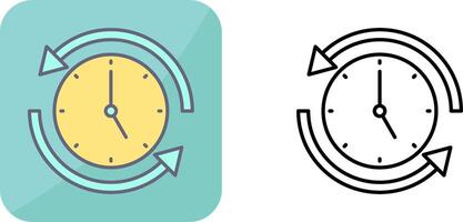 correr hora icono diseño vector