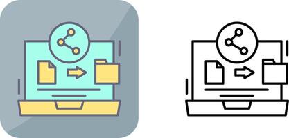 File Share Icon Design vector