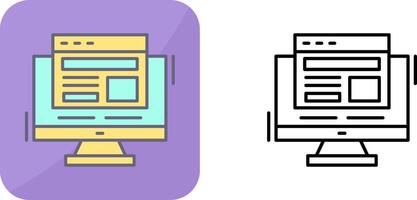 Adaptive Layout Icon Design vector