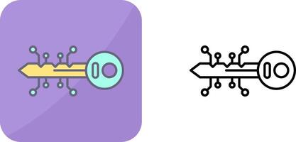 Key Icon Design vector