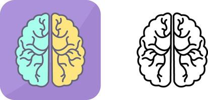 diseño de icono de cerebro vector