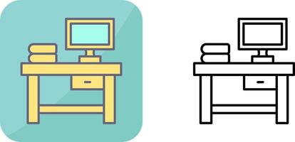 Table Icon Design vector