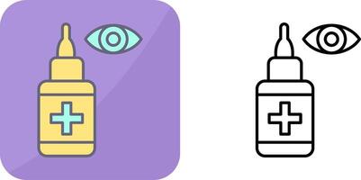 Eye Drop Icon Design vector