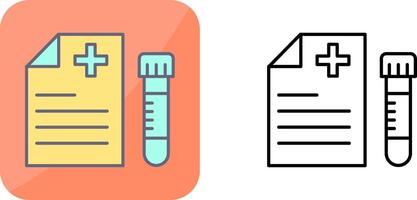 Blood Test Icon Design vector