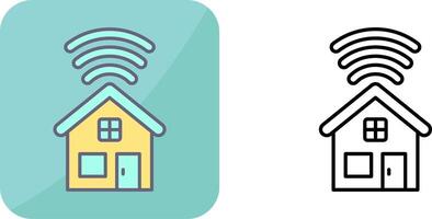 Smart House Icon Design vector