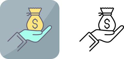 salario icono diseño vector