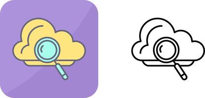 Magnifying Glass Icon Design vector