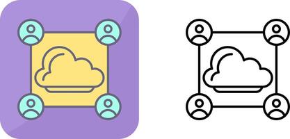 Network Icon Design vector