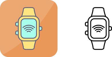 diseño de icono de reloj inteligente vector