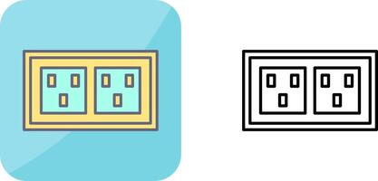 Socket Icon Design vector