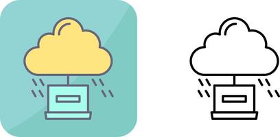 Cloud Computing Icon Design vector