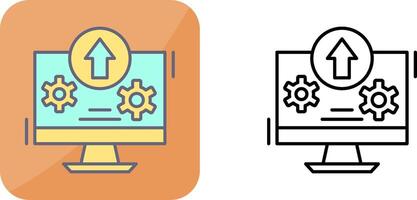 Upload Icon Design vector