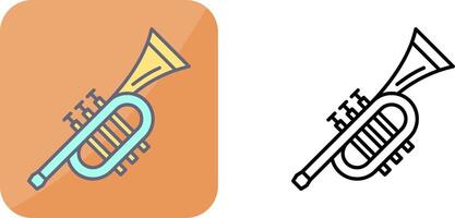 Trumpet Icon Design vector