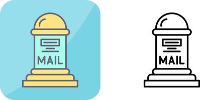 Mail Box Icon Design vector